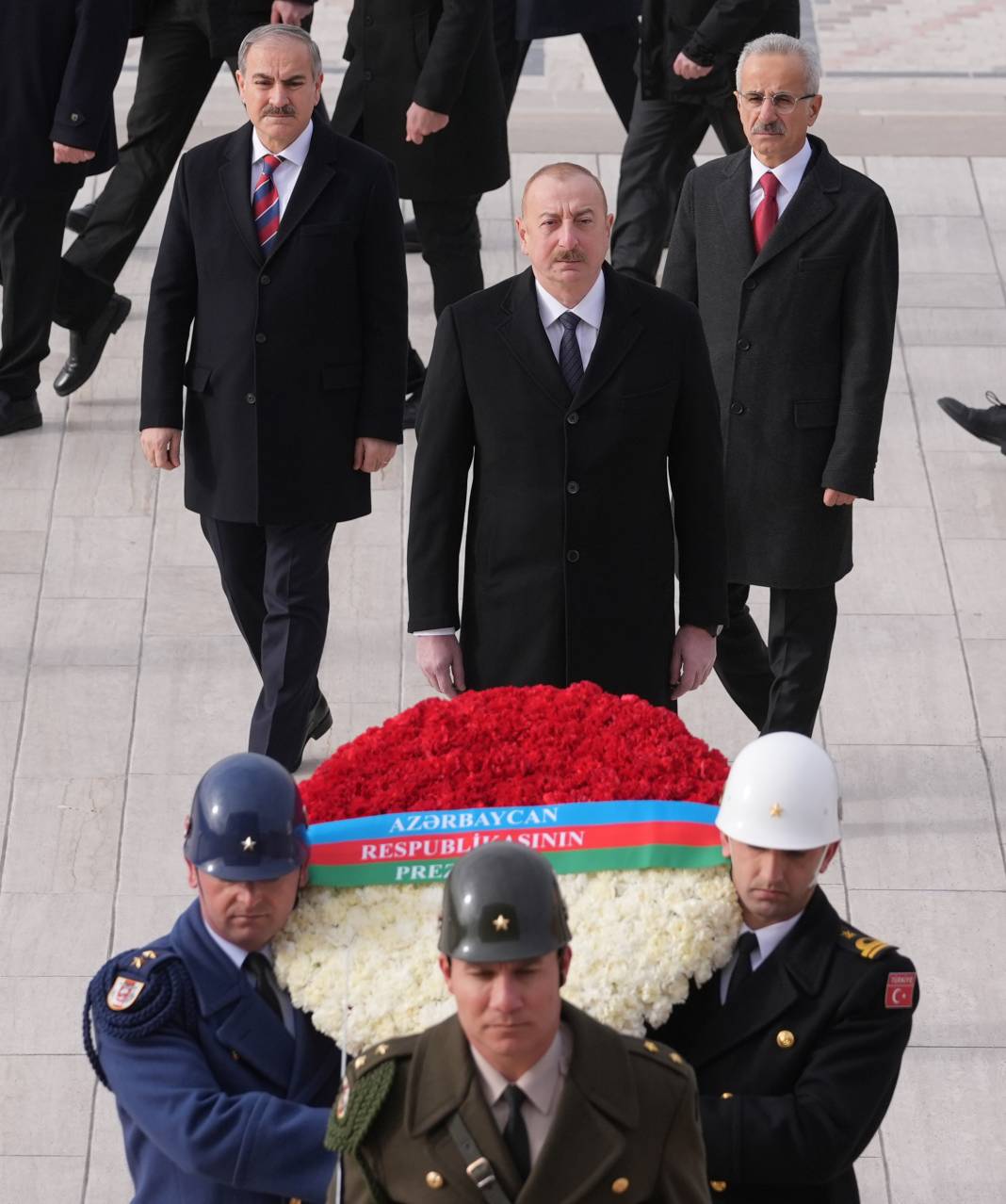 Azerbaycan Cumhurbaşkanı Aliyev Anıtkabir'de 29